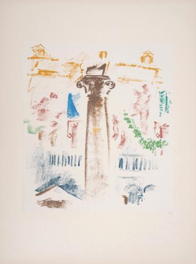 André MASSON : Vérone - Lithographie originale signée 2