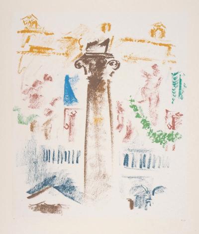 André MASSON : Vérone - Lithographie originale signée 2