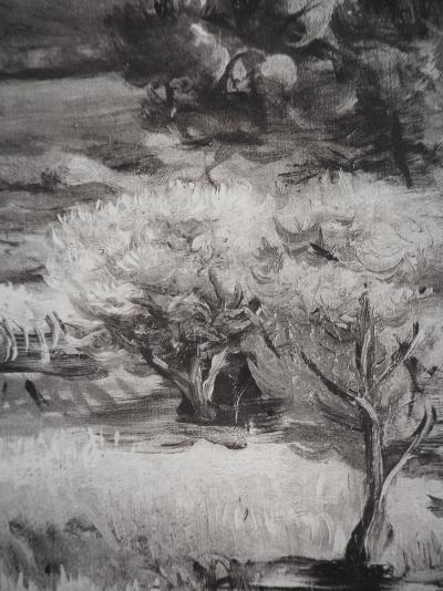 Moïse KISLING : Paysage provençal - Gravure Originale 2