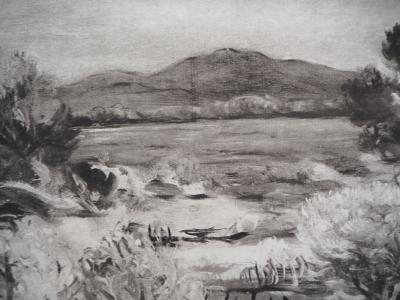 Moïse KISLING : Paysage provençal - Gravure Originale 2