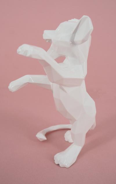 Richard ORLINSKI : Simba blanc (limited edition) - Sculpture originale 2