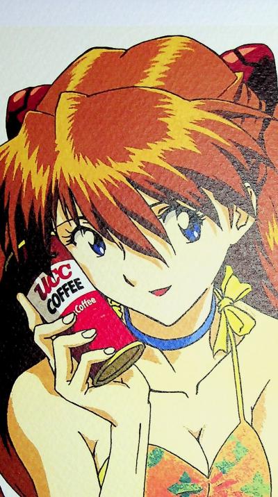 Death NYC - Manga girl with a Louis Vuitton dress  - Sérigraphie originale signée 2