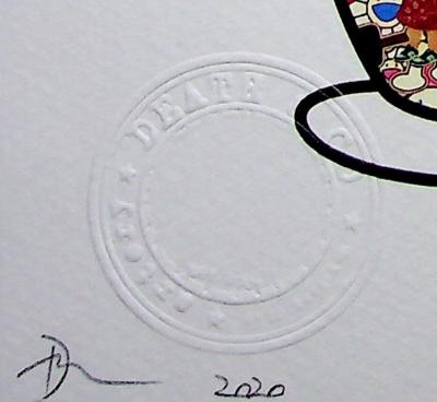 Death NYC - Doraemon X Nara and Murakami flowers - Sérigraphie originale signée 2