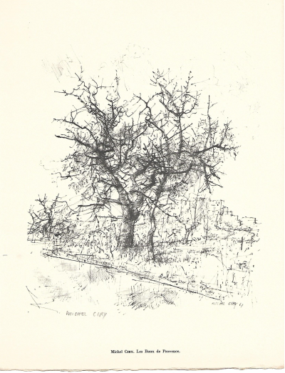 Michel CIRY - Routes & chemins de Jean Giono (1961) - Epreuve signée au crayon 2