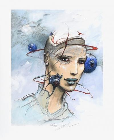 Enki Bilal - I.A - Estampe pigmentaire numérotée et signée 2