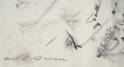 André MASSON : Venise, Gondoliers sur les canaux - Dessin original signé 2