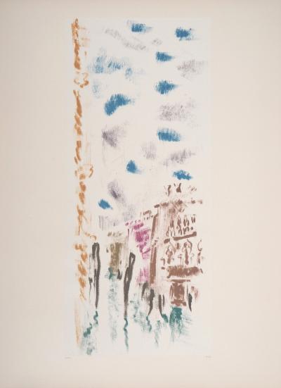 André MASSON : Le Grand canal, Venise - Lithographie originale signée 2