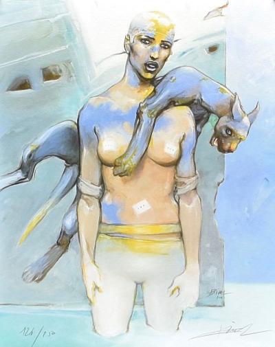 Bilal - Vertébrati couple I - Numbered and signed pigment print 2