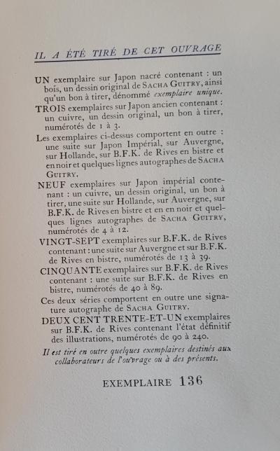 Sacha GUITRY - Constance, 1950 - Première édition 2
