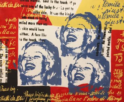 Tessi - Marilyn Monroe - Technique mixte sur toile 2