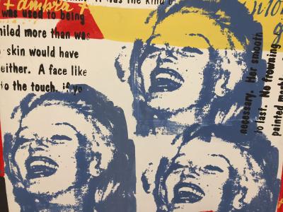 Tessi - Marilyn Monroe - Technique mixte sur toile 2