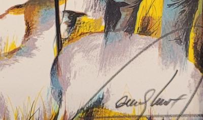 Raymond POULET - Les Vieux Métiers - Le Berger, 1975 - Lithographie originale signée au crayon 2