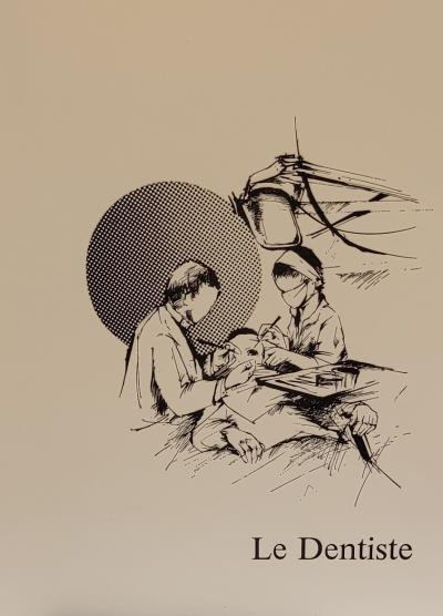 Raymond POULET - Les Vieux Métiers - Le Cuisinier, 1975 - Lithographie originale signée 2