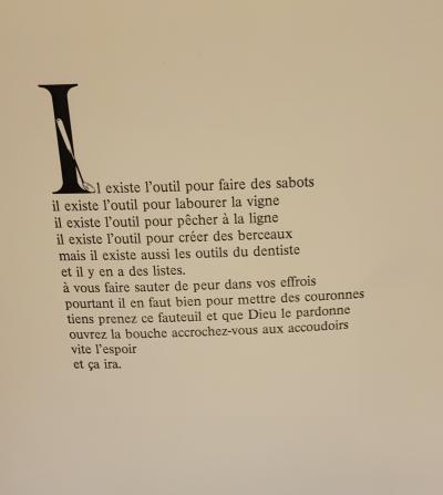 Raymond POULET - Les Vieux Métiers - Le Cuisinier, 1975 - Lithographie originale signée 2