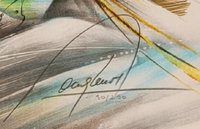 Raymond POULET - Les Vieux métiers : le voilier, 1975 -  Lithographie originale signée au crayon 2