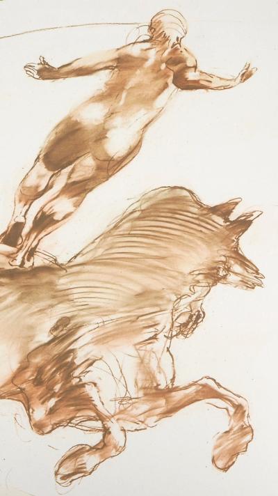 Claude WEISBUCH : Au cirque, 1983 - Lithographie Originale Signée 2