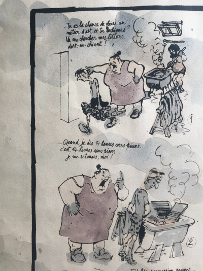 Jean CABU – Planche originale 2