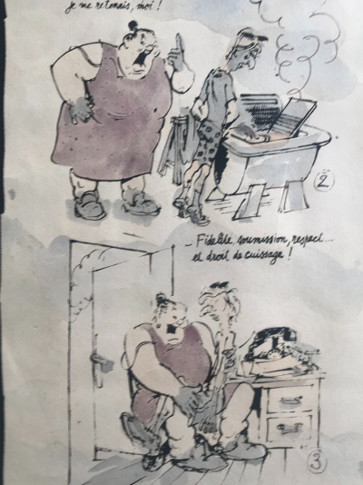 Jean CABU – Planche originale 2