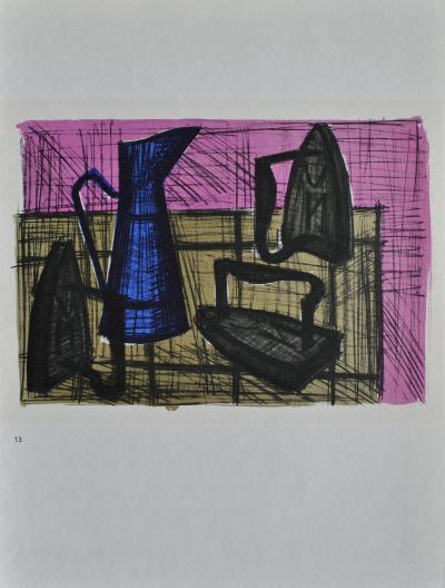 Bernard BUFFET (d’après) -  Natures Mortes - Ensemble de 6 lithographies 2