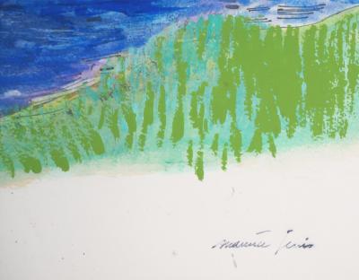 Maurice GENIS : Au pêcheur normand -  Aquarelle, gouache et encre originale signée 2