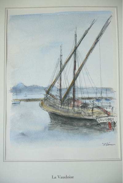Jean Pierre REMON - La Vaudoise, 2008 - Aquarelle signée 2