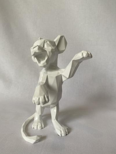 Richard ORLINSKI : Simba blanc - Sculpture 2