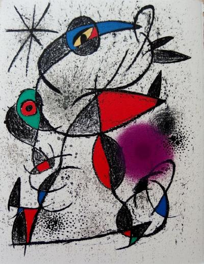 Joan MIRO - Jaillie du calcaire - Lithographie originale 2