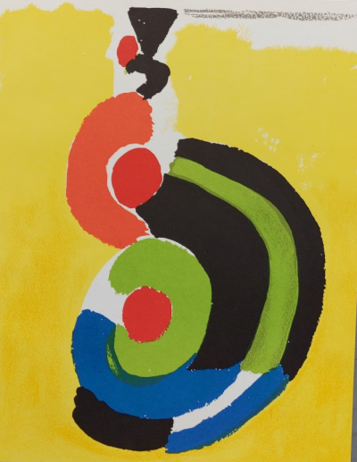 Sonia DELAUNAY - Para el libro del siglo XX, 1972 - Litografía original 2