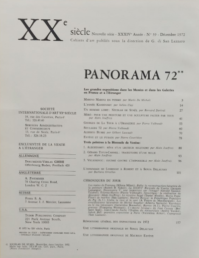 Sonia DELAUNAY - Para el libro del siglo XX, 1972 - Litografía original 2