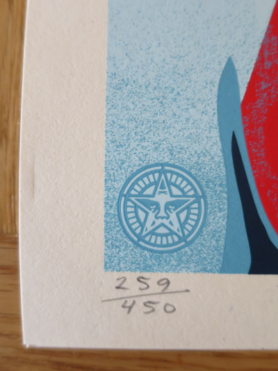 Shepard FAIREY (Obey) - Just Future Rising, 2021 - Sérigraphie signée 2