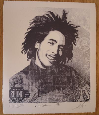 Shepard FAIREY (Obey) - Lively Up Yourself, 2021 - Sérigraphie signée au crayon 2
