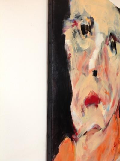 Maryse COIN (Ryse Kaïa) - Le Moaï, 2021 - Acrylique sur toile 2