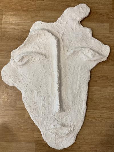 Philippe VALENTIN - Visage, 2020 - Sculpture murale 2