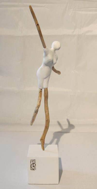 Pierrette DIJONNEAU - Sur une jambe, 2021 - Sculpture 2