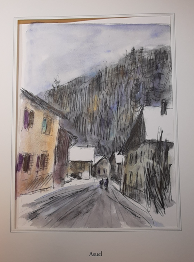 Jean Pierre REMON - Asuel, 2011 - Aquarelle signée 2