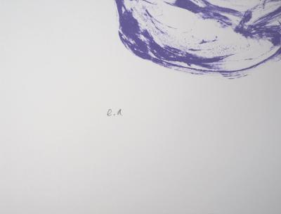 FAKHOURY : Médiation abstraite - Lithographie originale signée 2
