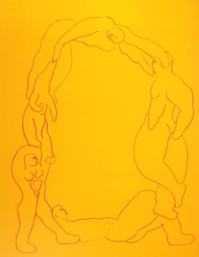 FAKHOURY : La chaîne de l’amitié - Lithographie originale signée 2