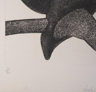 François BEALU : Dionée - Gravure originale signée 2