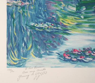 Jacqueline GOUGIS : Printemps à Giverny - Lithographie originale signée 2