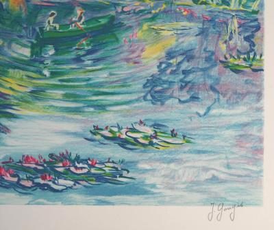 Jacqueline GOUGIS : Printemps à Giverny - Lithographie originale signée 2