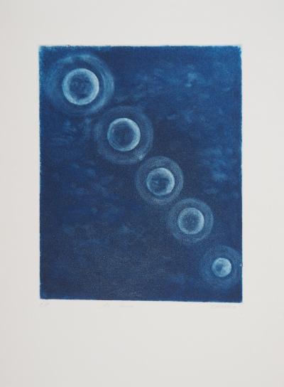 Teresa PANASIUK : La lune - Gravure originale signée 2