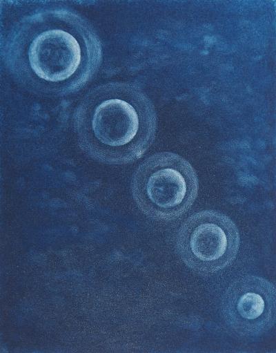 Teresa PANASIUK : La lune - Gravure originale signée 2