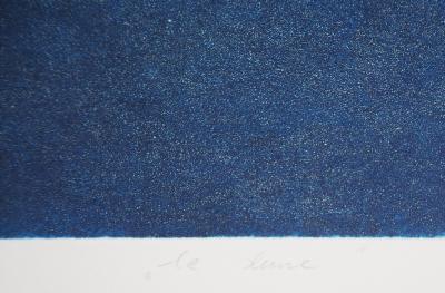 Teresa PANASIUK : La lune - Gravure originale signée 2