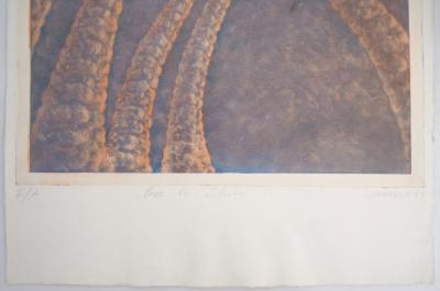 Teresa PANASIUK : Pour la liberté, 1984 - Gravure originale signée 2