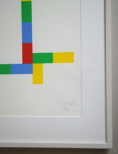 Max BILL - Konkrete Komposition, 1969 - Originaler Farbsiebdruck signiert und nummeriert 2