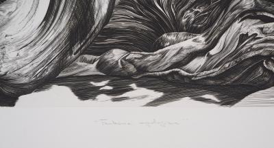 Jean Marc REYMOND : Fantasme mycologique, 1989 - Gravure originale signée 2