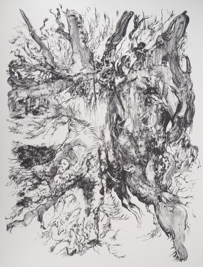 Charley CASE : Very Strange Fruits, Hallugraphies, 2005 - Lithographie originale signée 2