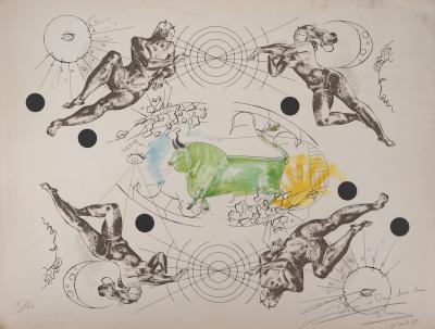 Maria MORGAN-SNELL : La vue et la nature, 1977 - Lithographie originale signée 2