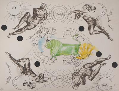 Maria MORGAN-SNELL : La vue et la nature, 1977 - Lithographie originale signée 2