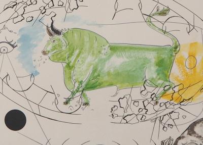 Maria MORGAN-SNELL : La vue et la nature, 1977 - Lithographie originale signée 2